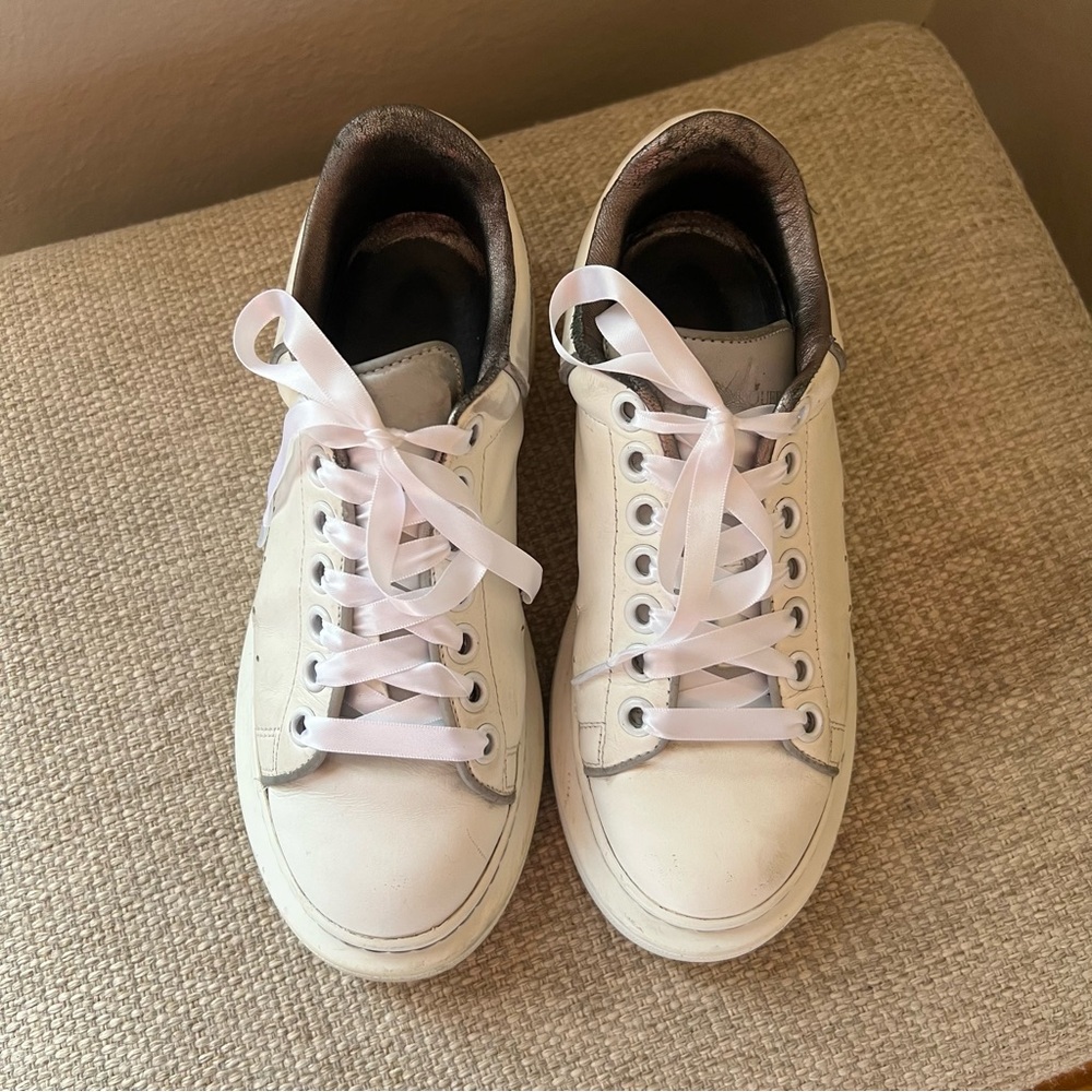 Authentic Alexander McQueen Oversized Platform Sneakers - Picture 2 of 14